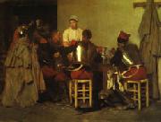 Guillaume Regamey Cuirassiers at the Tavern Germany oil painting reproduction